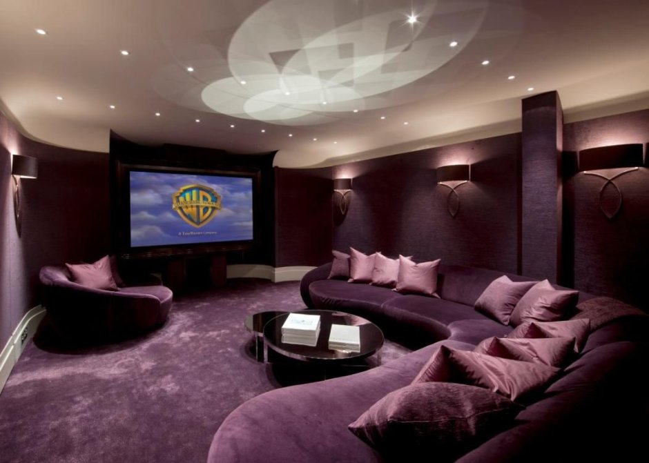 Фиолетовый домашний кинотеатр