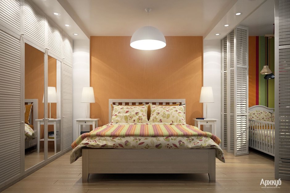 Спальня дизайн современная классика синяя кровать