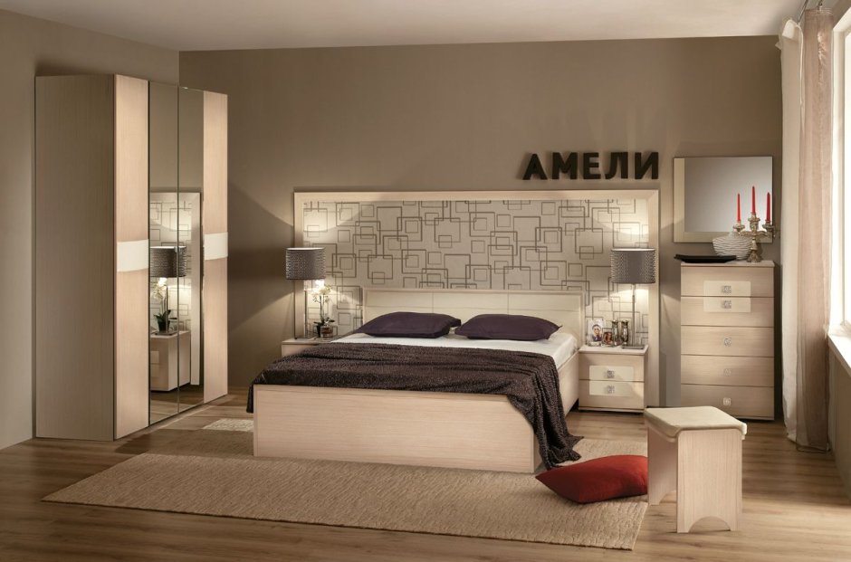 Модульная спальня Амели