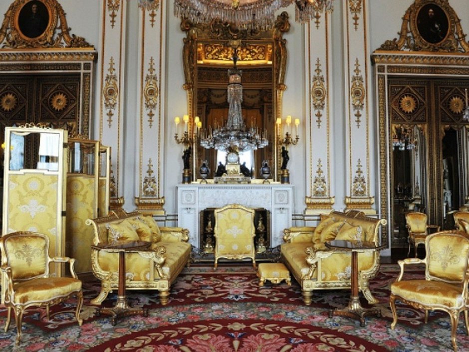 Букингемский дворец интерьеры Королева