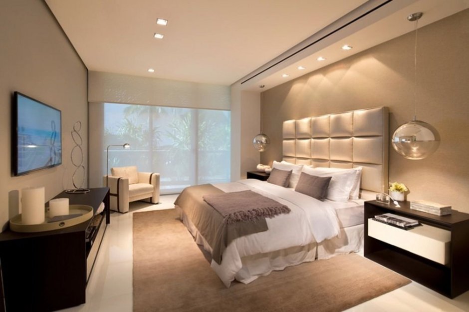 Красивые спальни в современном стиле