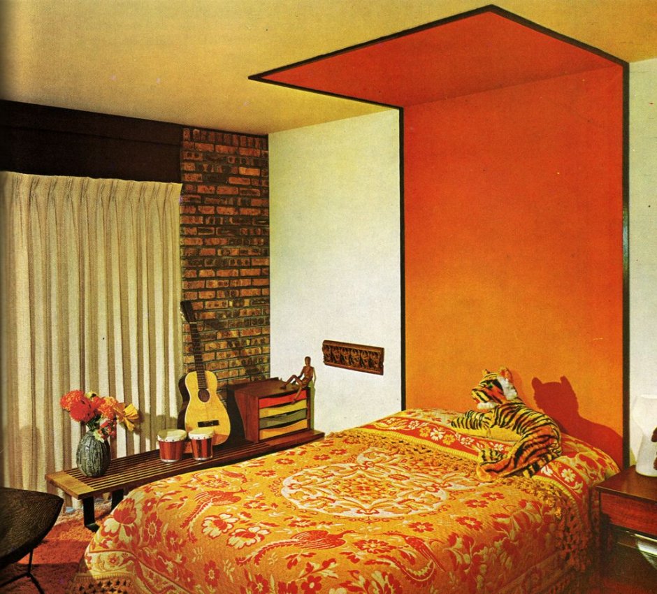Спальня в стиле 70-х годов