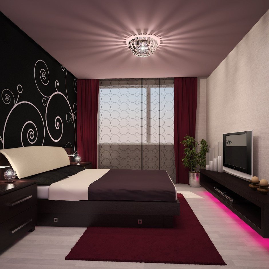 Дизайн спальни в обычной квартире (71 фото)