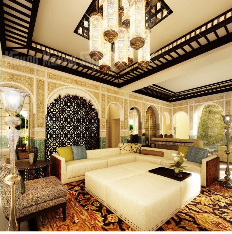 Спальня в Восточном стиле в марокканском