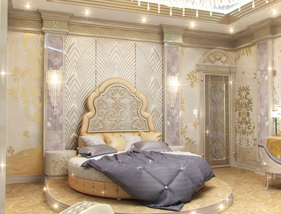 Спальня в Восточном стиле с балдахином
