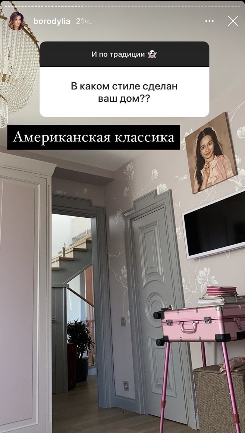 Спальня Ксении Бородиной