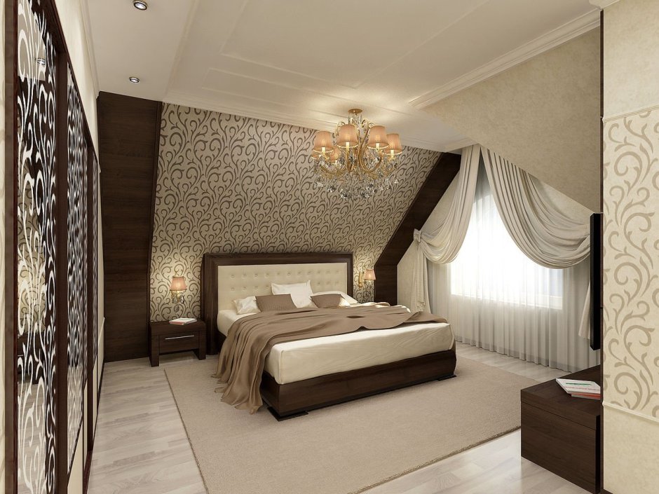 Дизайн спальни дома в Ташкенте