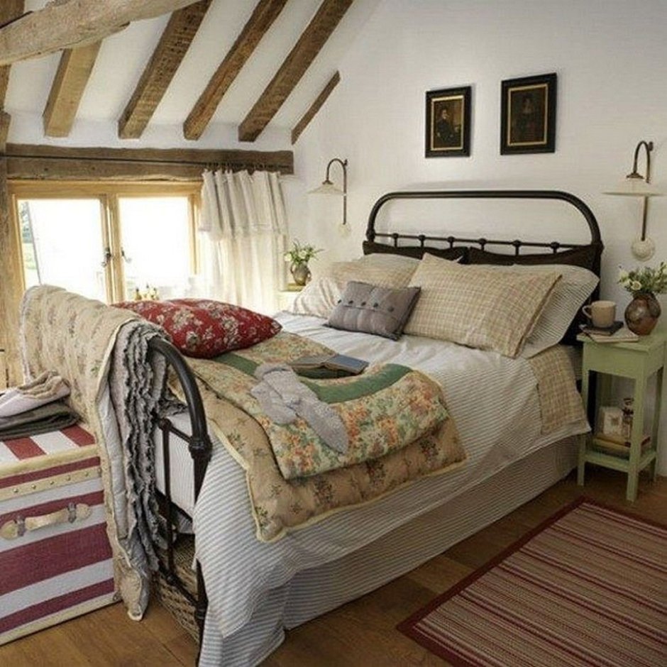 Спальня в стиле Кантри современный