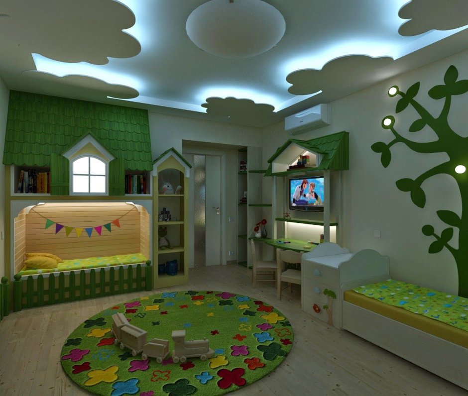 Комната для девочек детский сад
