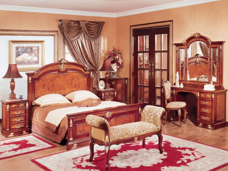 Румынская мебель Клеопатра спальный гарнитур