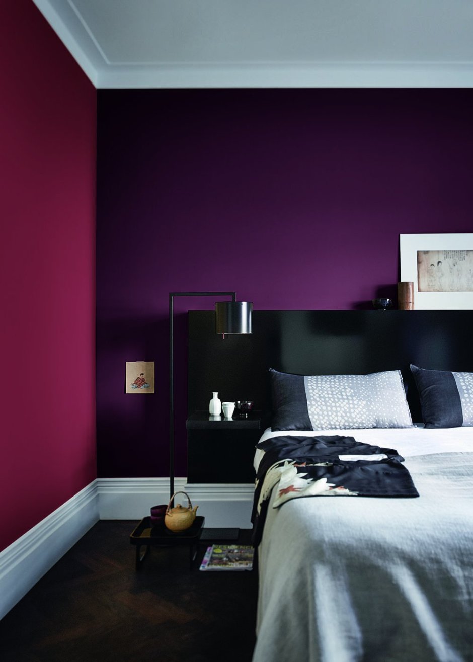 Цвет стен в спальне