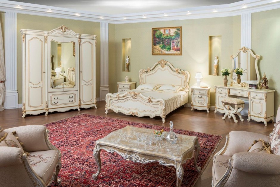 Итальянская мебель для спальни классика