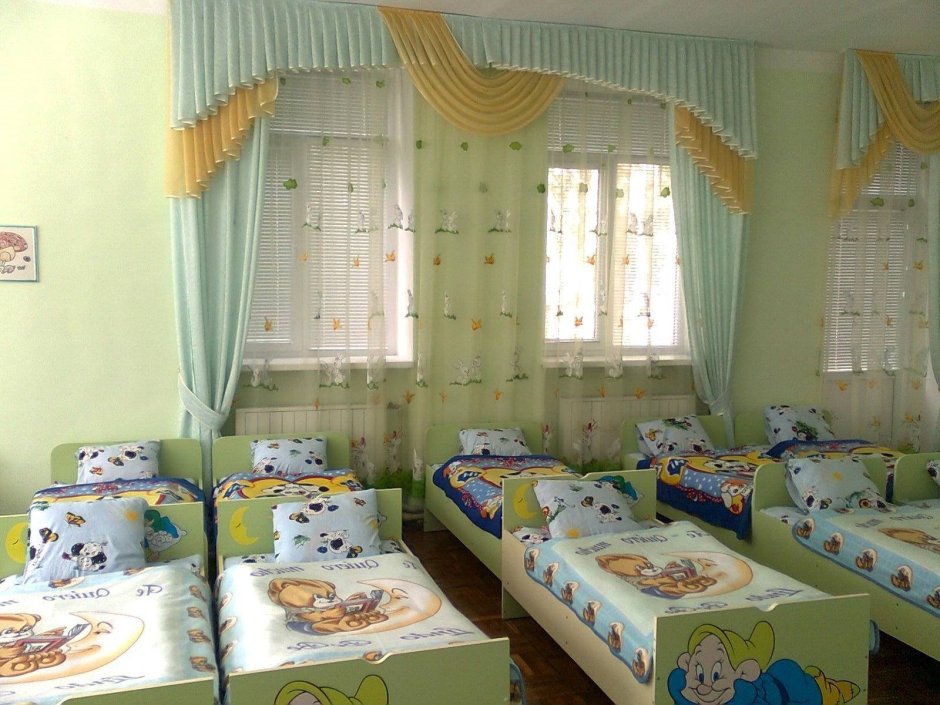 Спальные места в детском саду