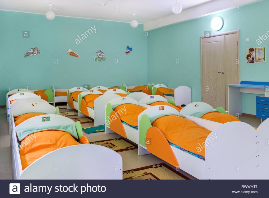 Спальня в детском саду