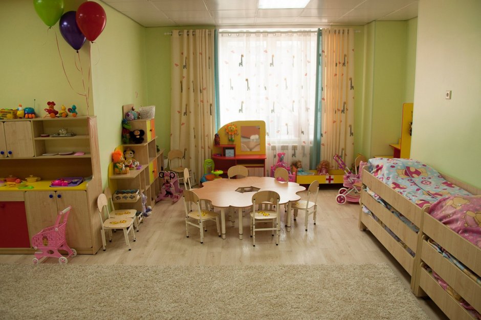 Спальные места в детском саду