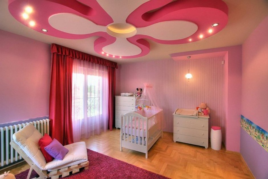 Подвесной потолок в детскую комнату