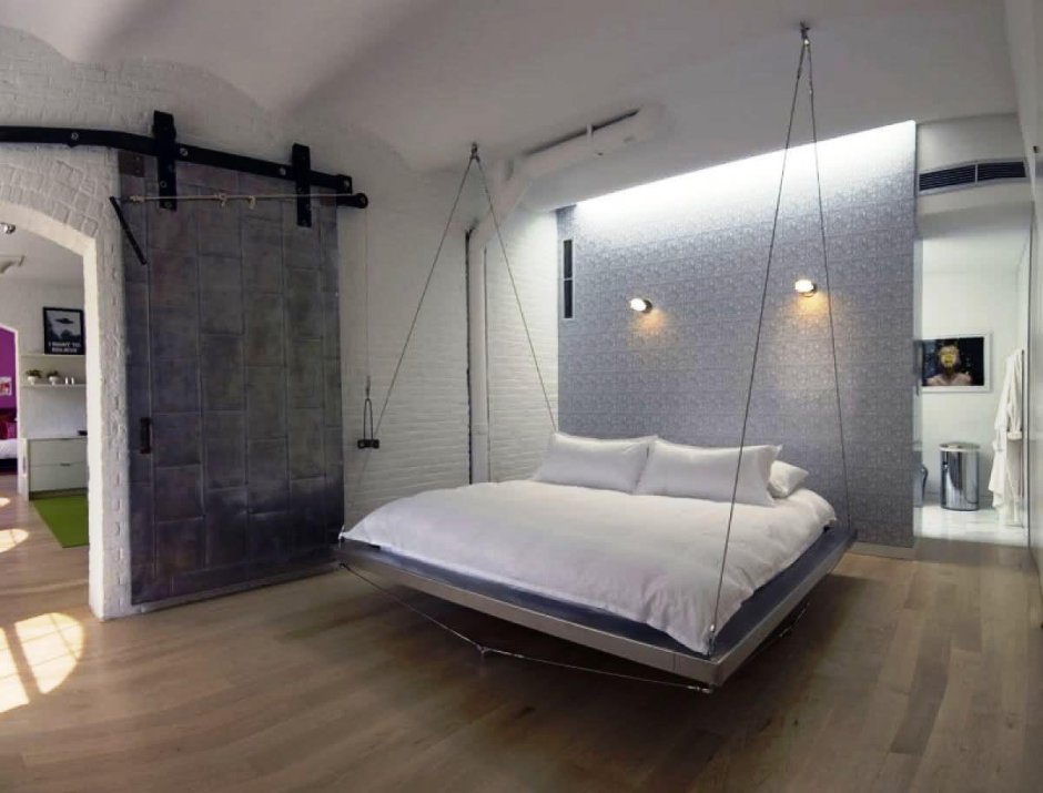 Левитирующая кровать в стиле Loft