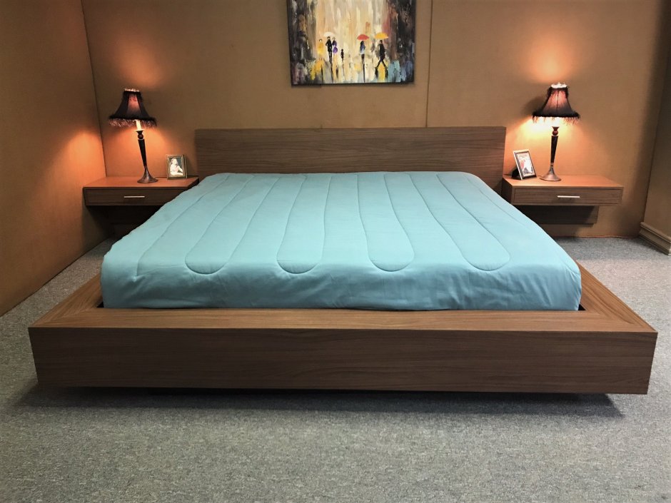 Кровать в воздухе с подсветкой