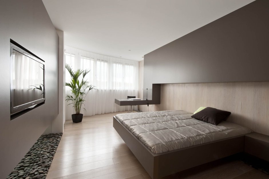 Спальня в минималистическом стиле 10 кв.м.