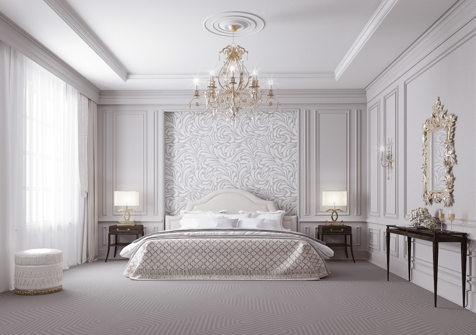 Спальня в стиле современной классики