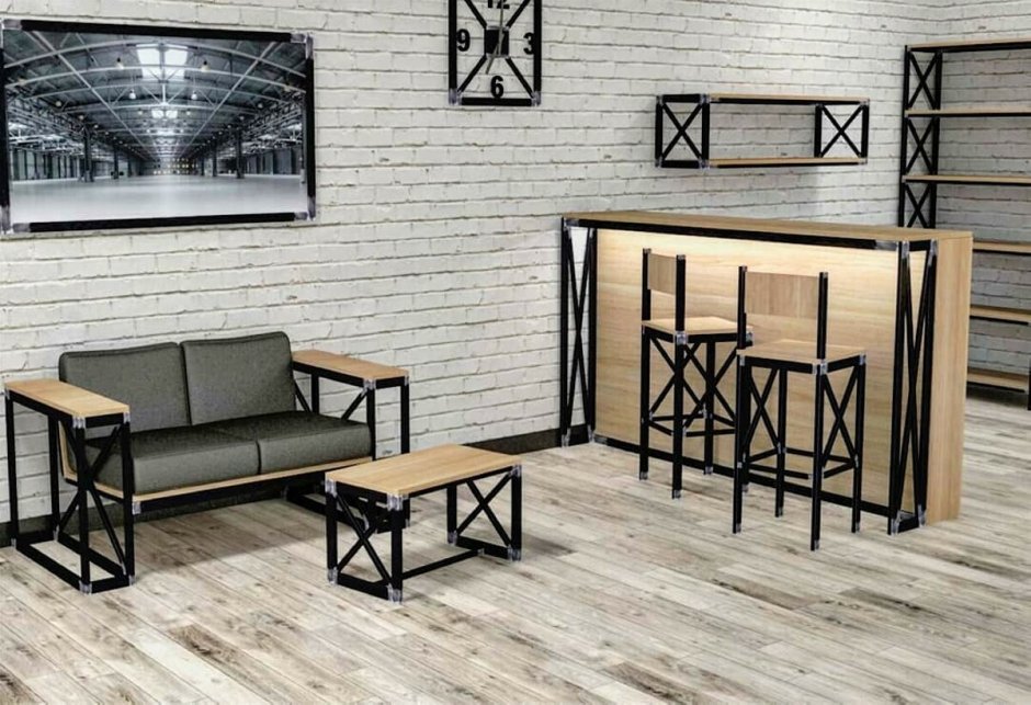 Мебель в стиле лофт Loft Wood Studio