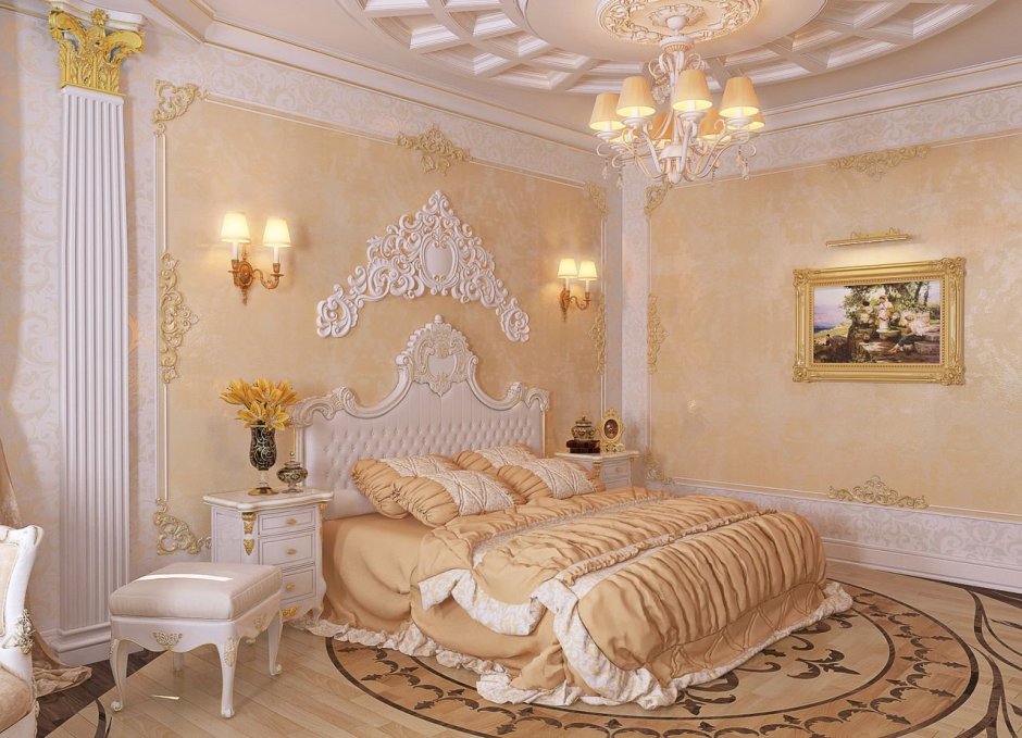 Спальня в стиле Барокко