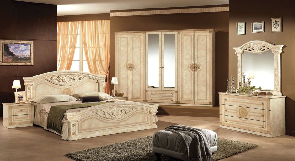 Спальня Рома беж диа мебель