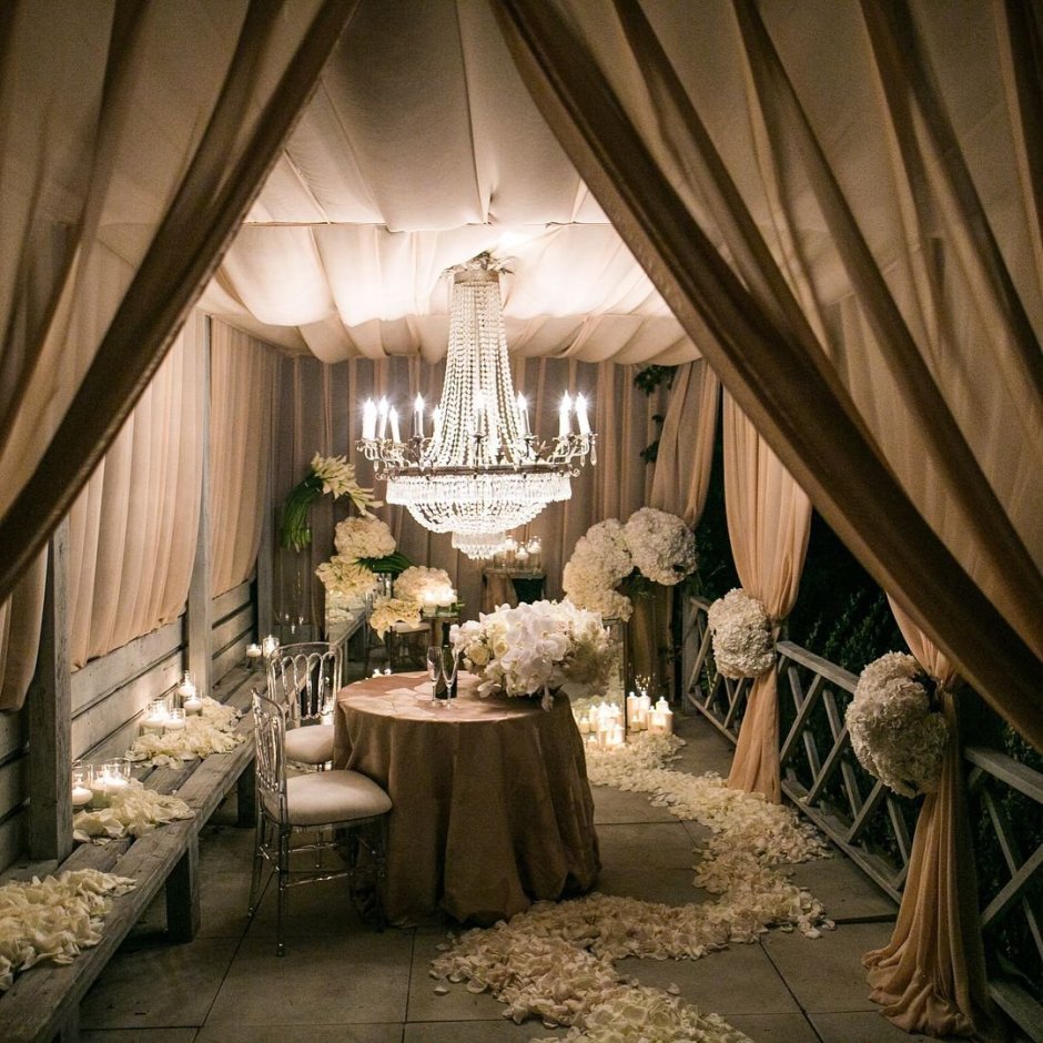 Стиль зала на свадьбу (74 фото)