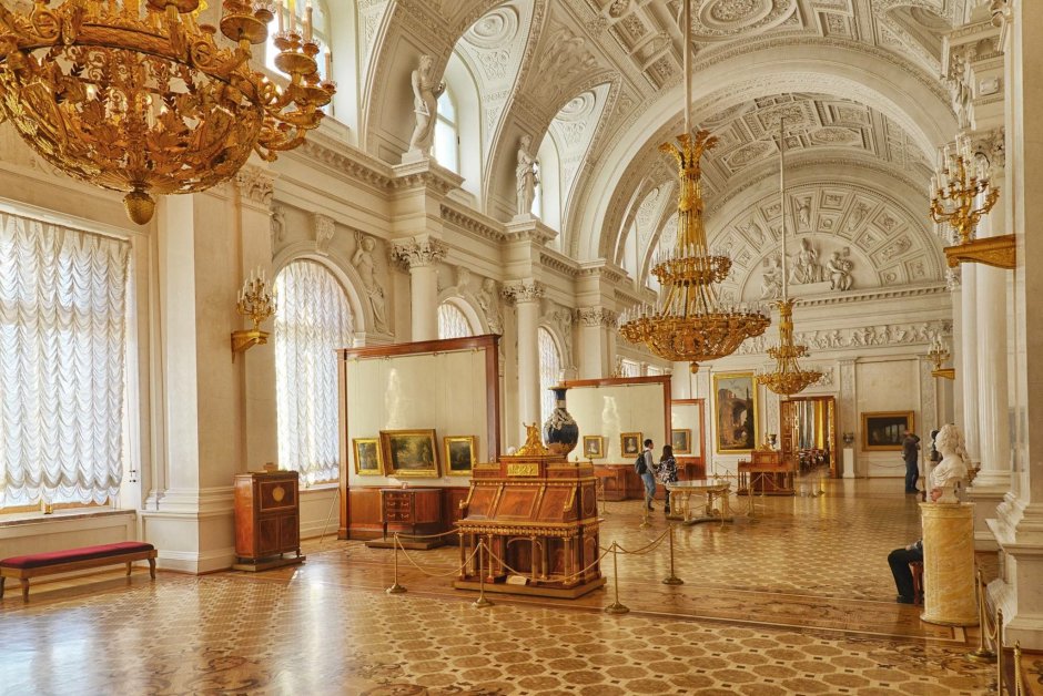 Белый зал зимнего дворца (72 фото)