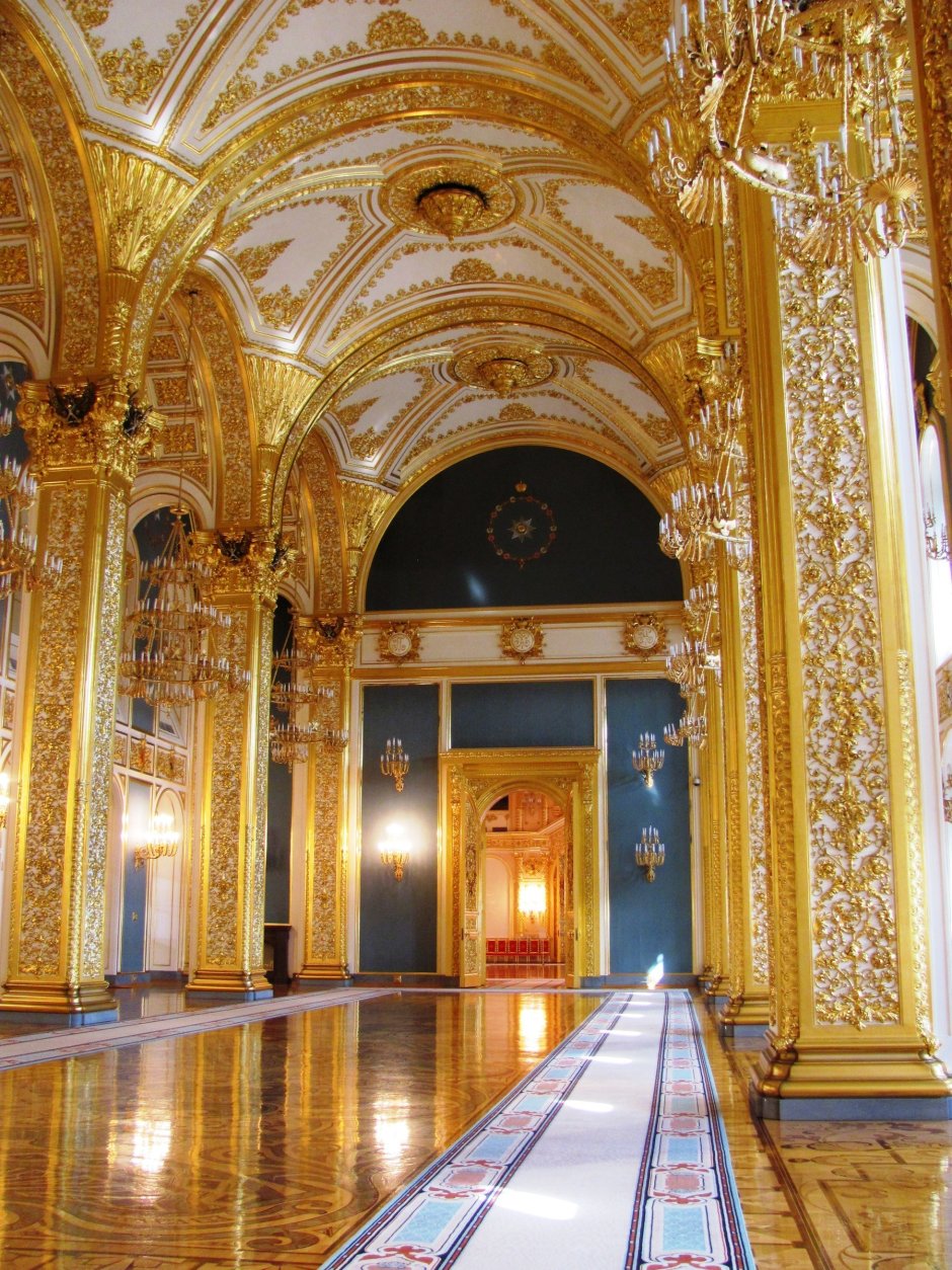Большой Кремлёвский дворец Московский Кремль Андреевский зал
