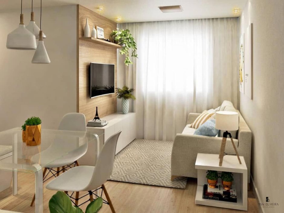 Интерьеры гостиной с угловым диваном в квартире