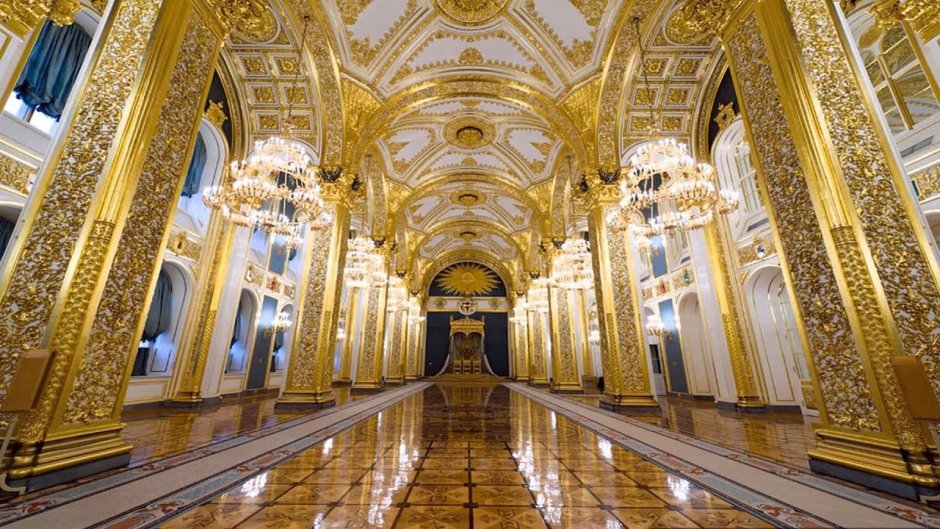 Георгиевский зал большого кремлевского дворца. 1838—1849.