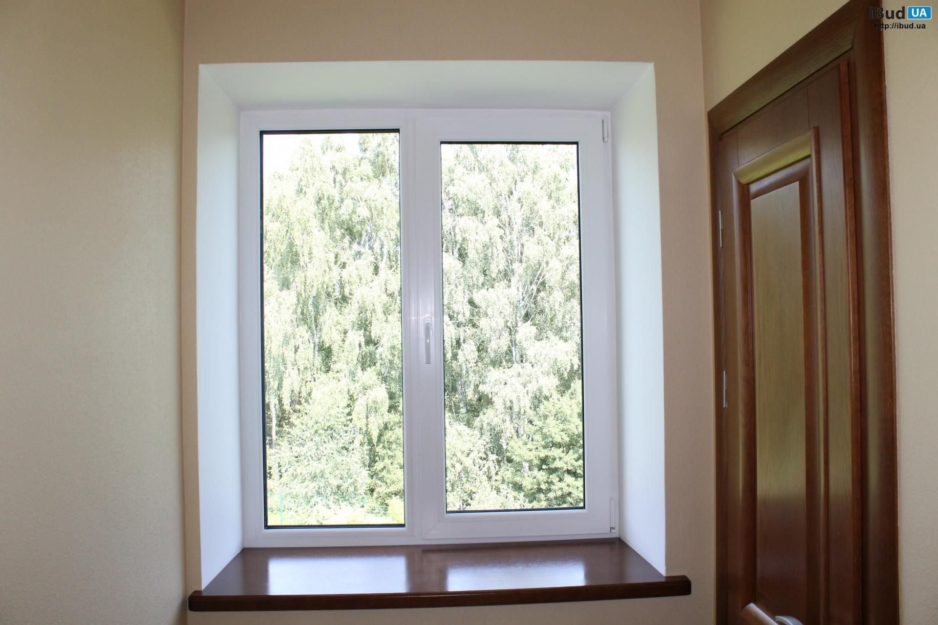 Белые окна с коричневыми откосами (71 фото)