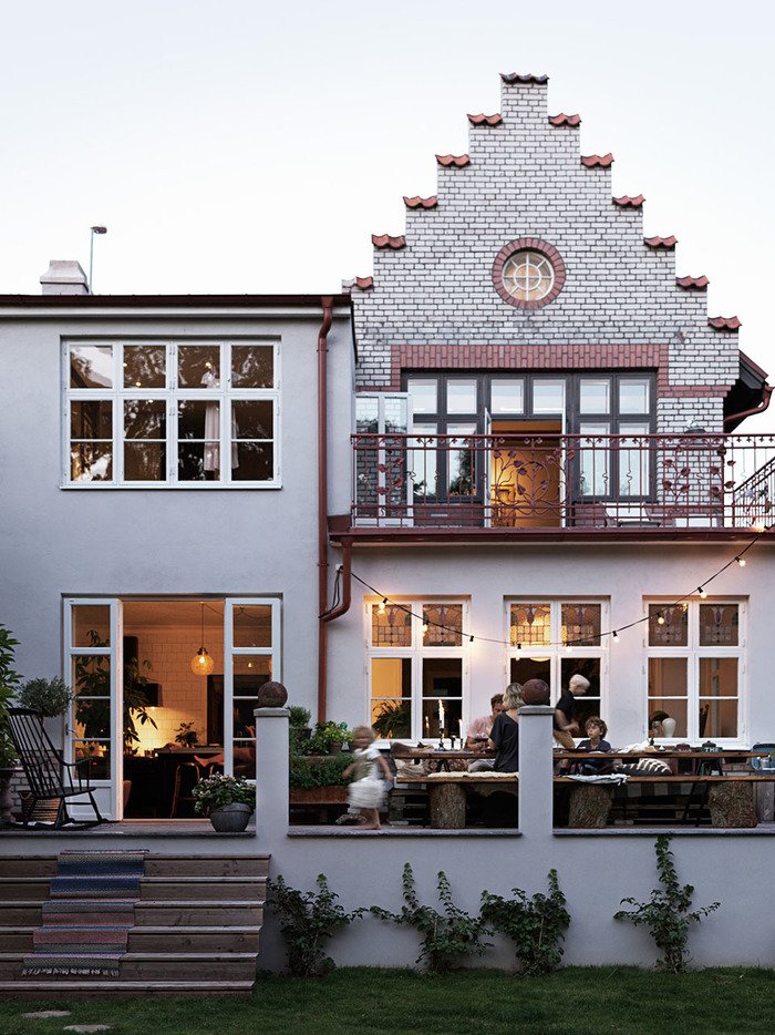 Фасады домов в шведском стиле