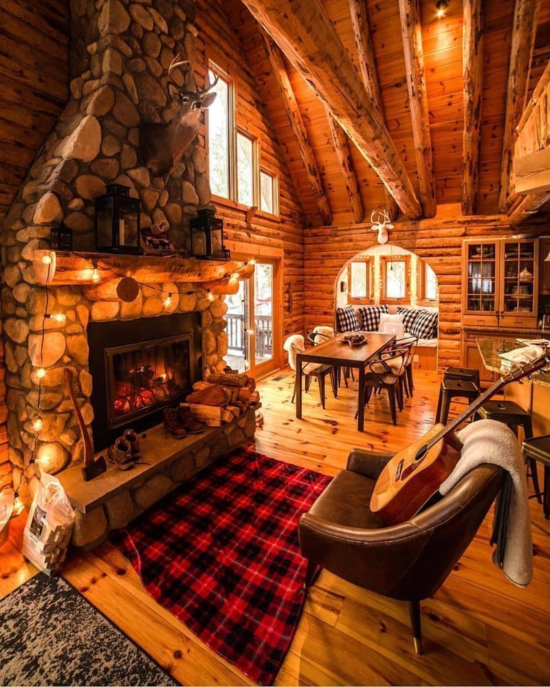 Уютный дом зимой