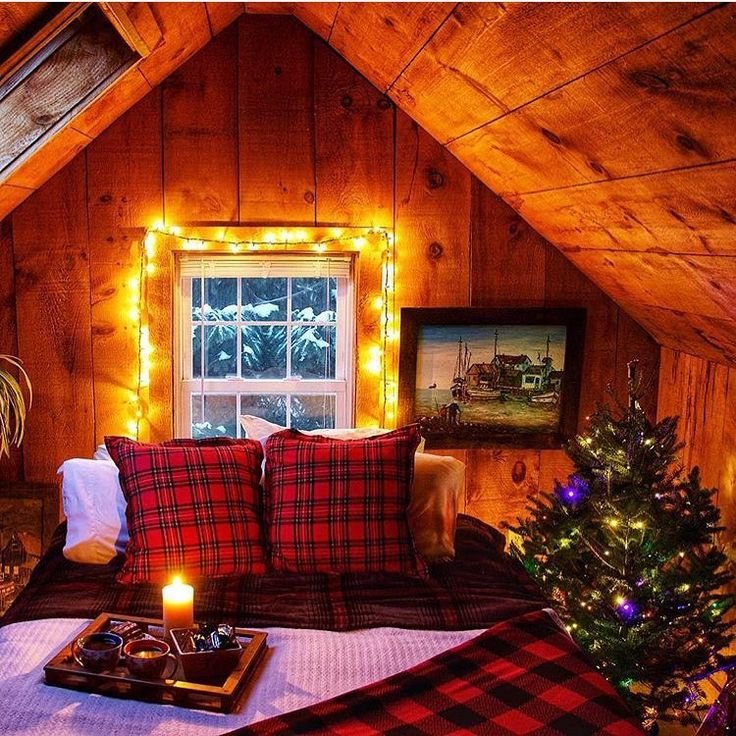 Уютный зимний домик