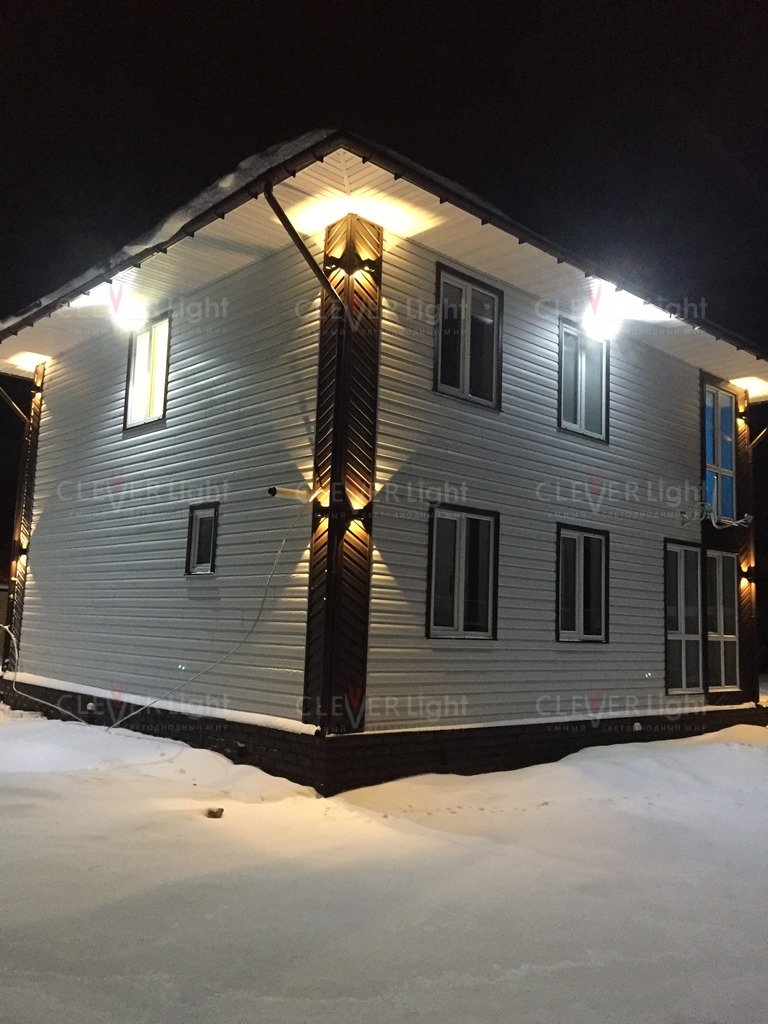 Освещение загородного дома в детской