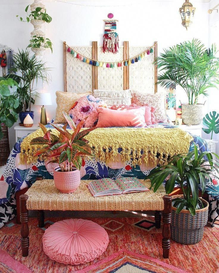 Cozy Bedroom Decor ideas Boho комната