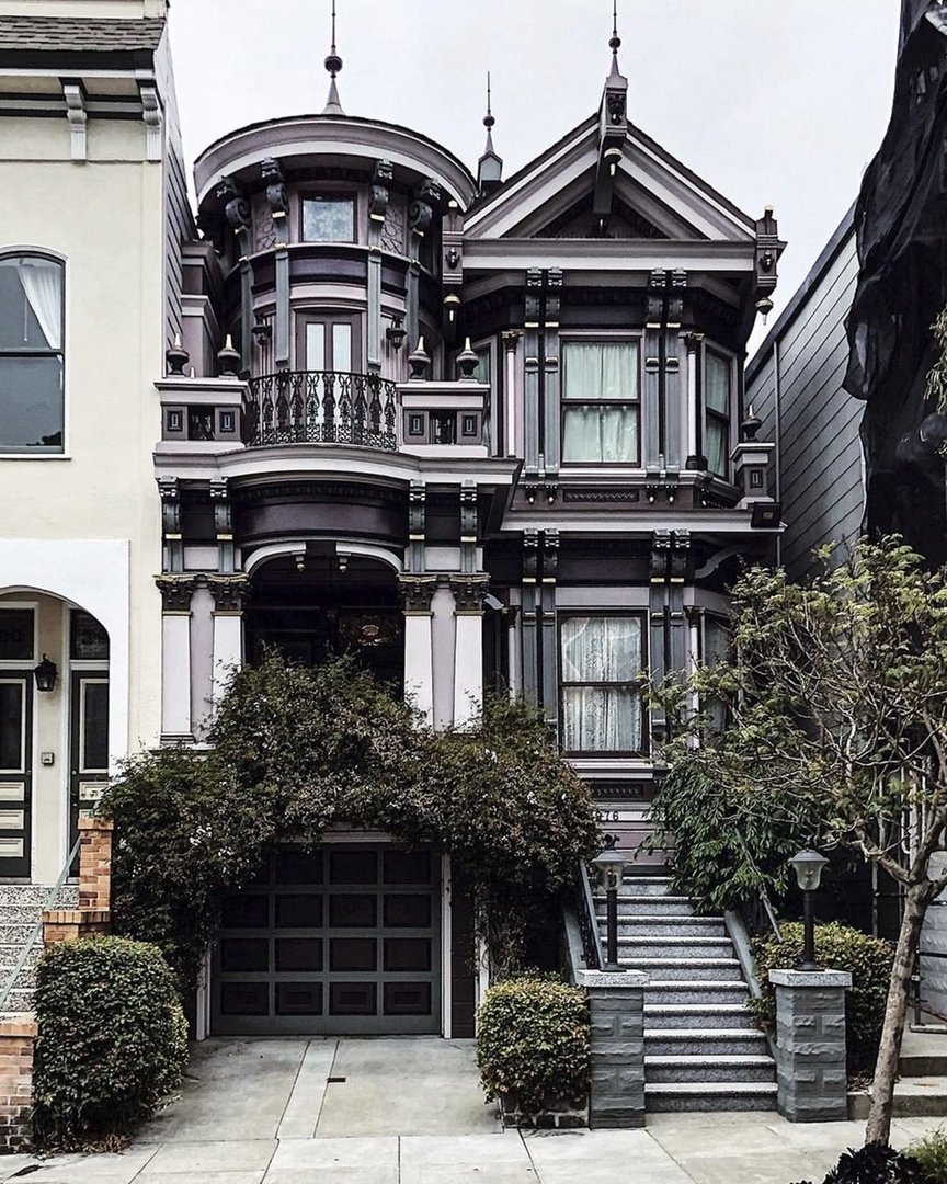 Викторианские дома в Сан-Франциско