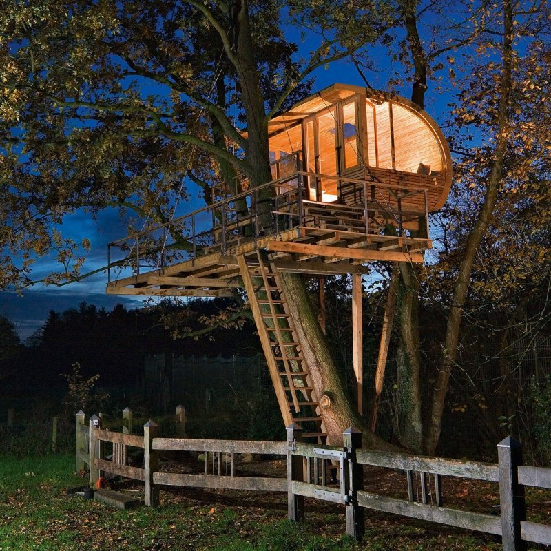Современный домик на дереве