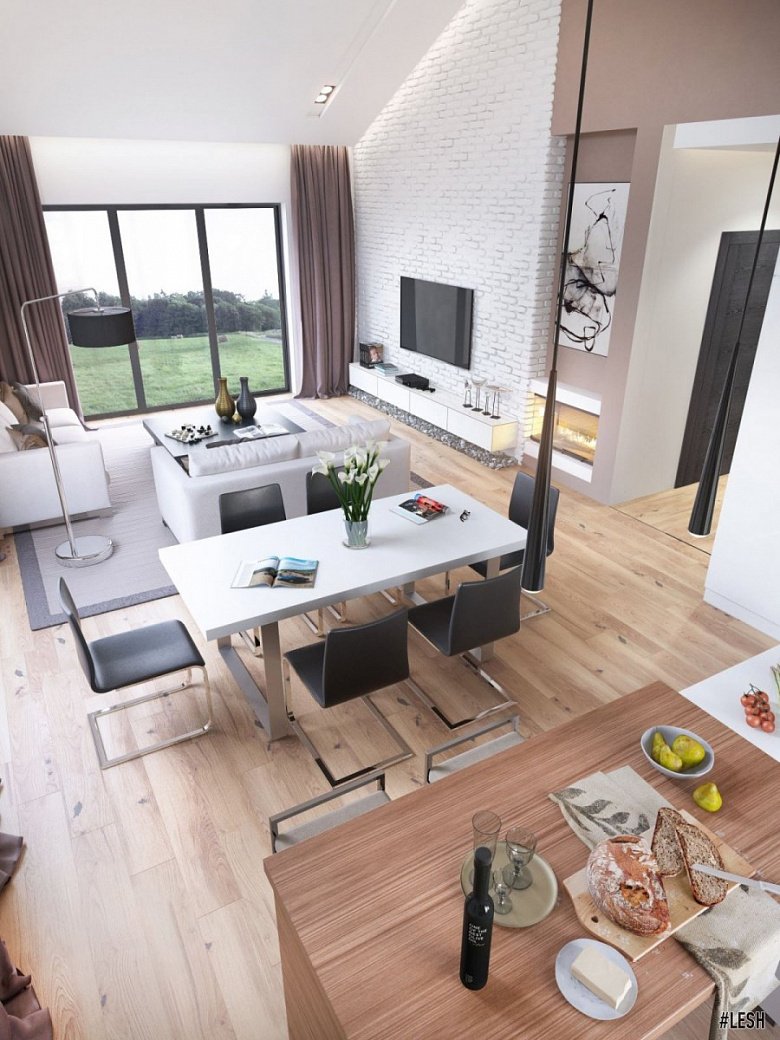 Интерьер дома студии