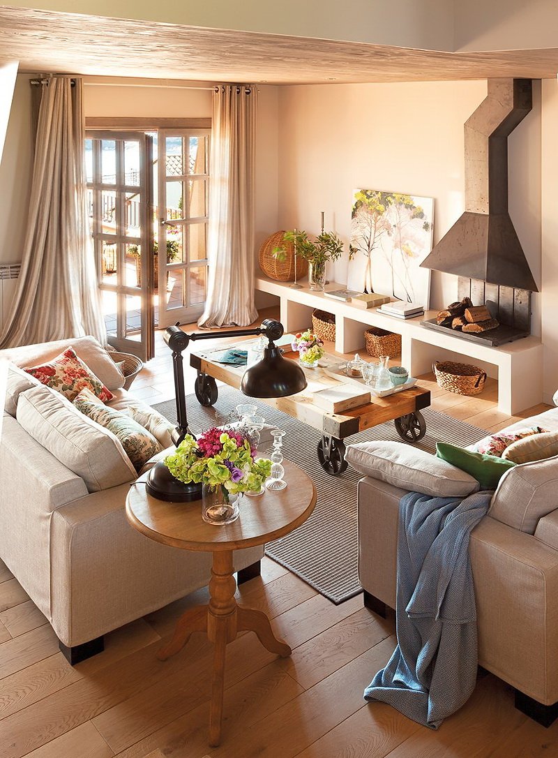 Уютный современный интерьер