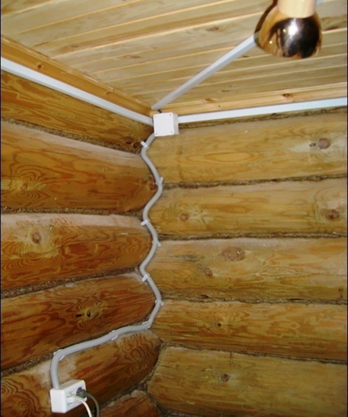 Наружная электропроводка в деревянном доме (68 фото)