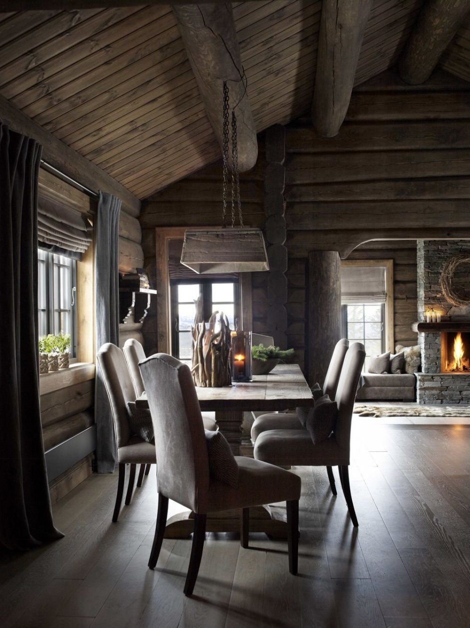 Дом из бруса в скандинавском стиле