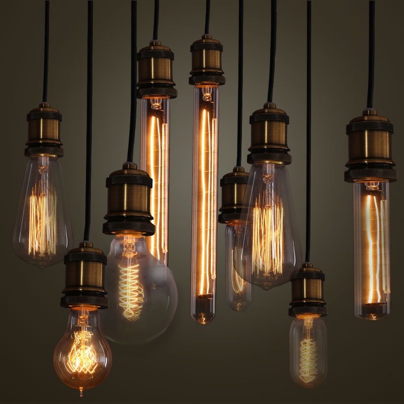 Светильник лампа Эдисона лофт