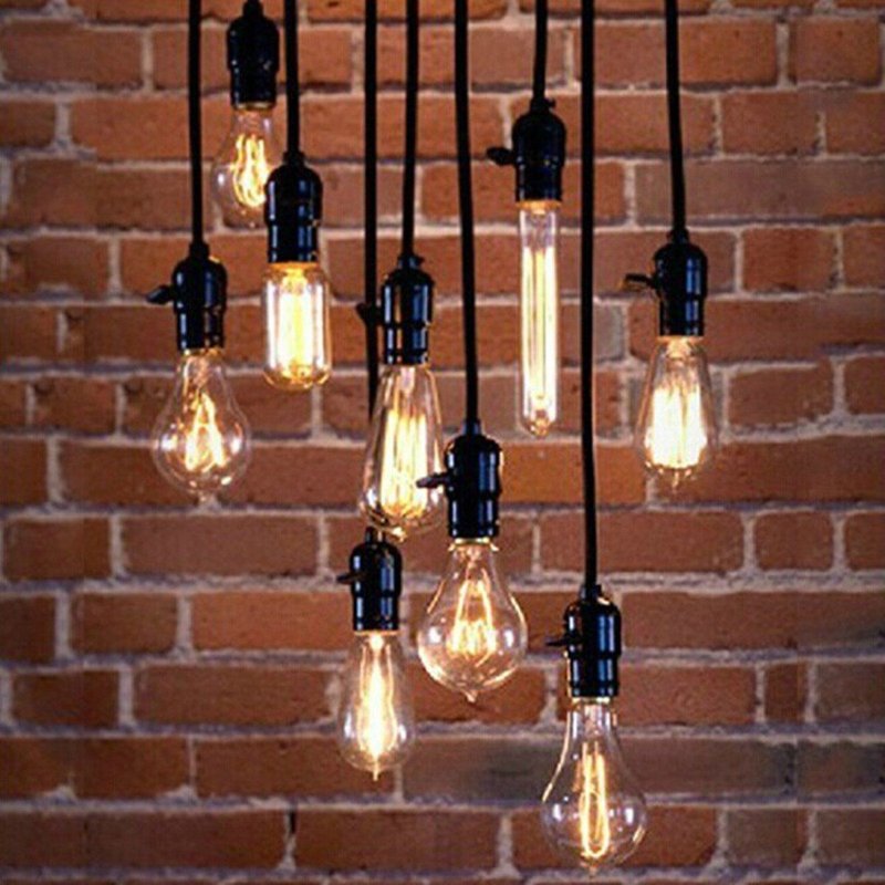 Лофт светильник 4 лампы Эдисона