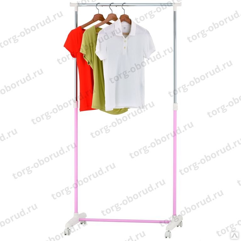 Напольная передвижная стойка для одежды Single-Pole Telescopic clothes Rack