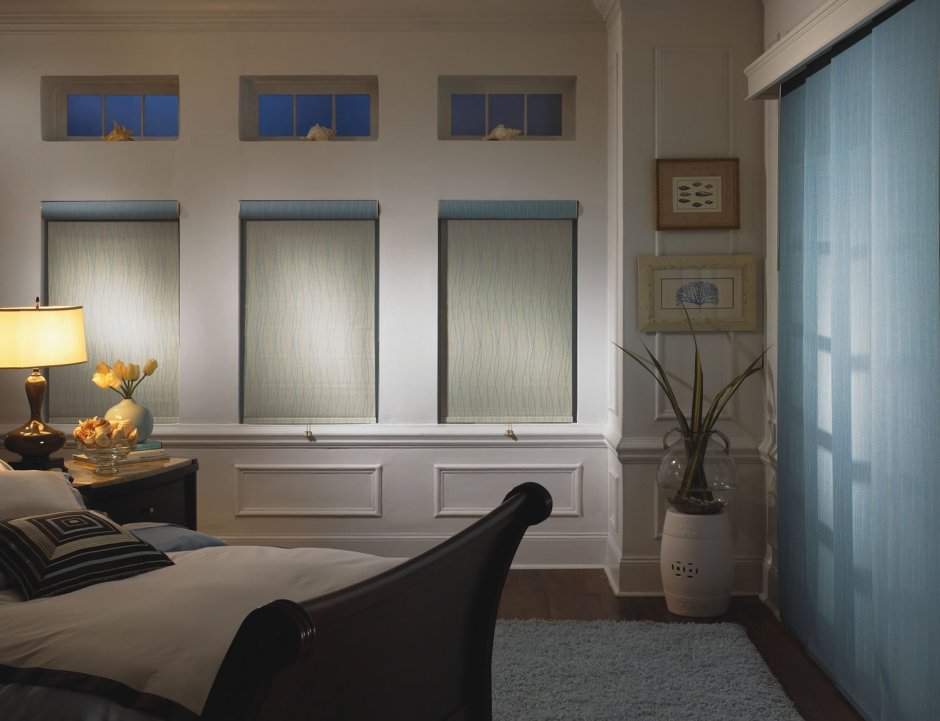 Имитация окна в интерьере с подсветкой