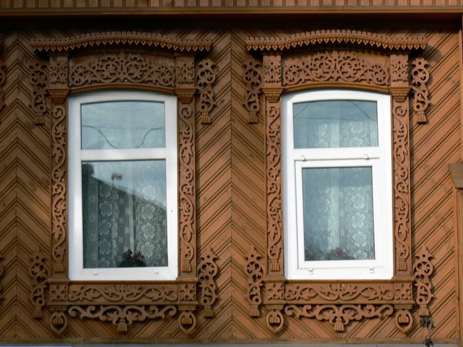 Резные окна Володарского района Нижегородской