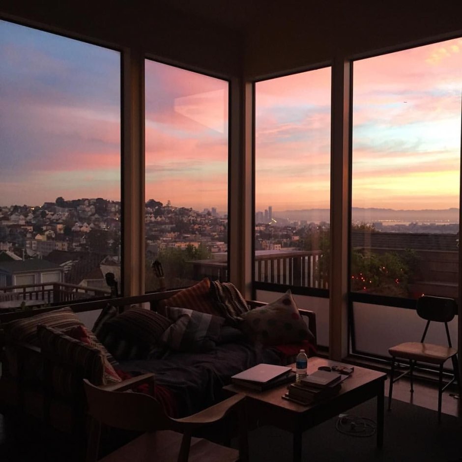 Вид из квартиры с панорамными окнами